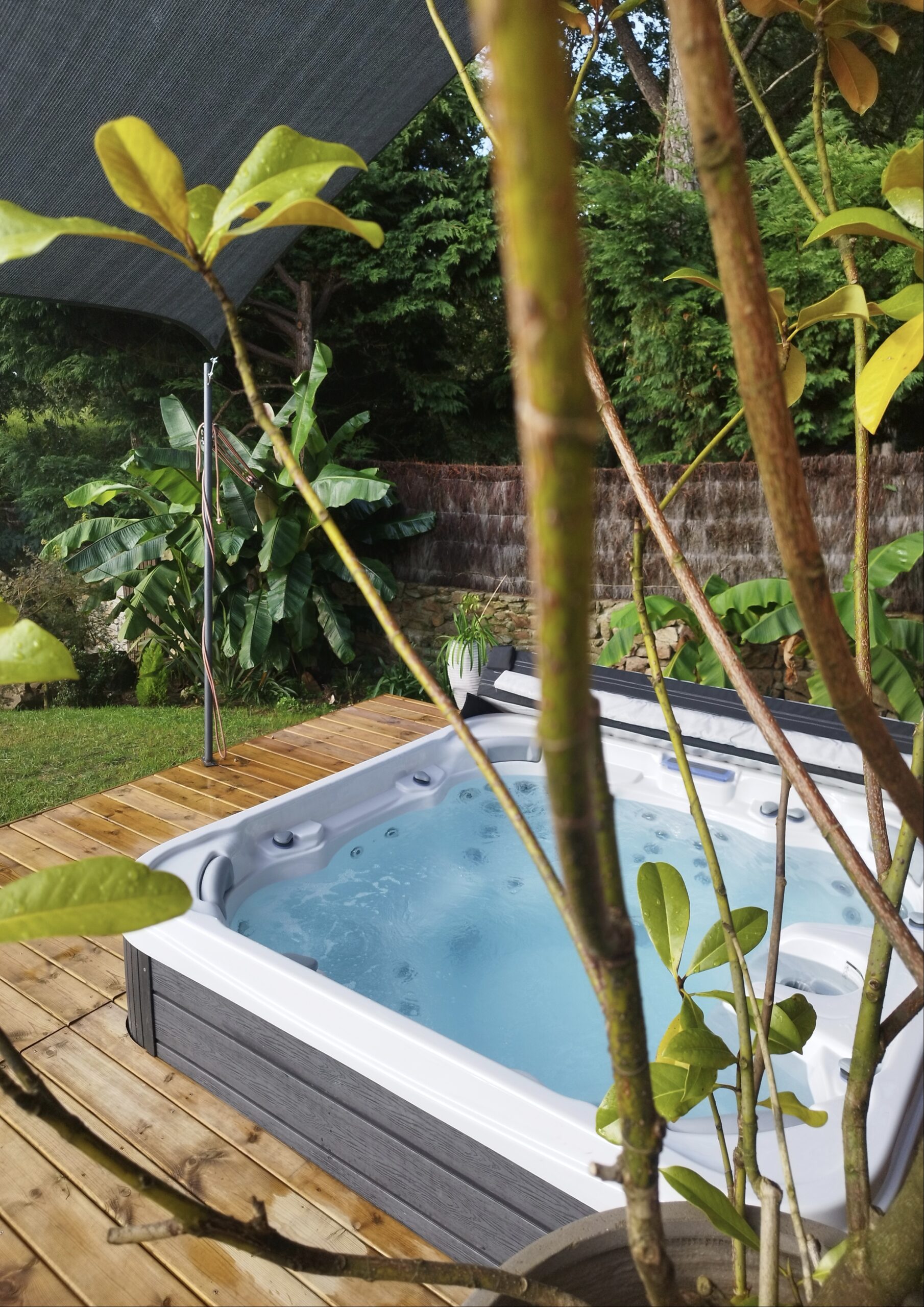 spa terrasse jardin