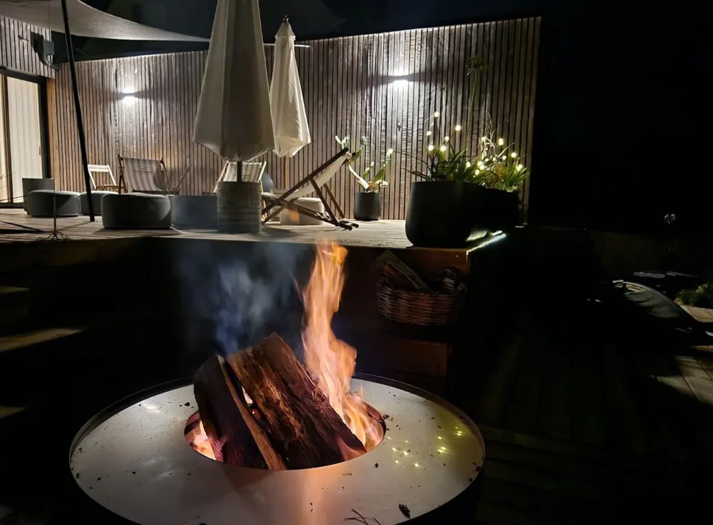 brasero pour soirée fraiche