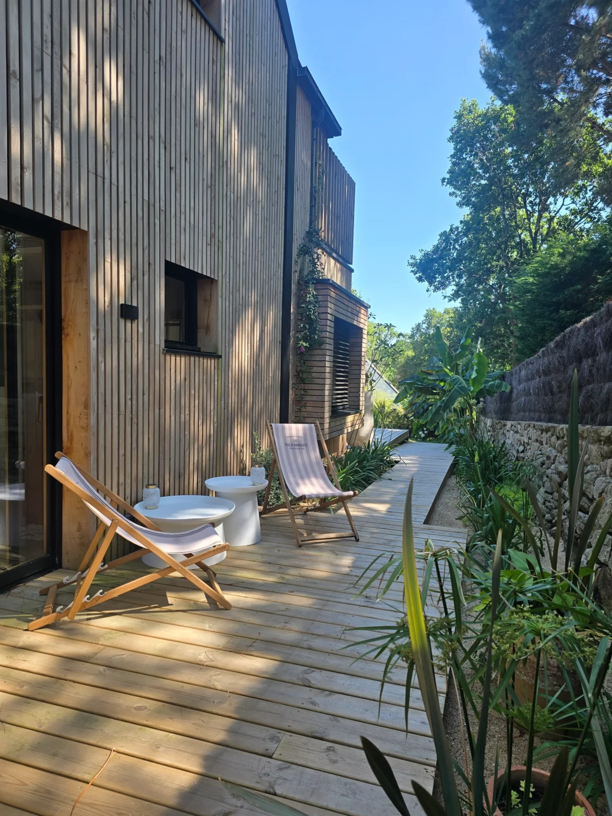 terrasse chambre agapanthe soleil