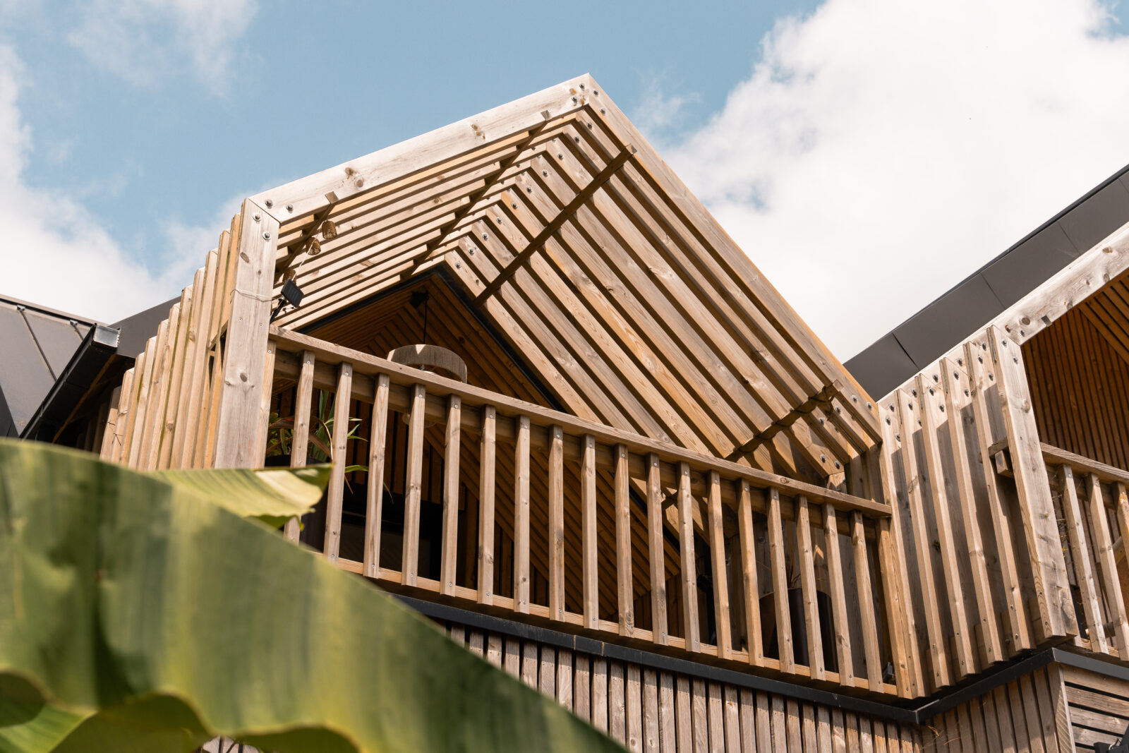 toiture bois villa namasté